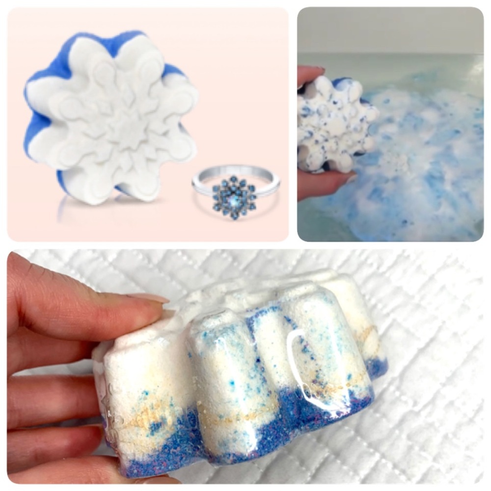 Fragrant Jewels snowflake bath bomb